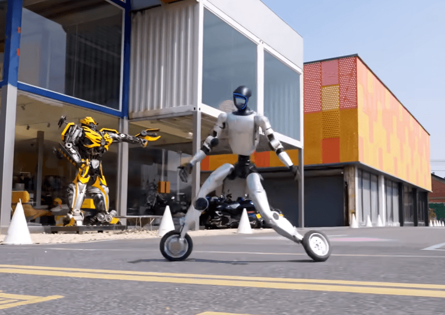 Unitree Robotics demonstrates wheeled-legged humanoid robot capable of ...