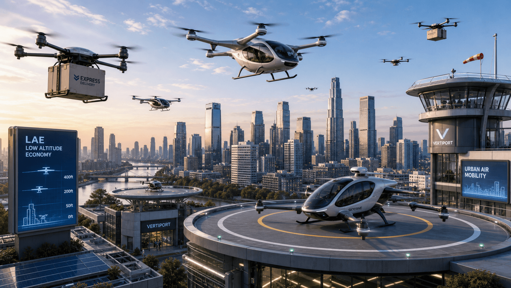 Trillion-Yuan Low-Altitude Economy Takes Off: Logistics Drones, eVTOL, and Airspace Management Converge as Industry Hits Inflection Point