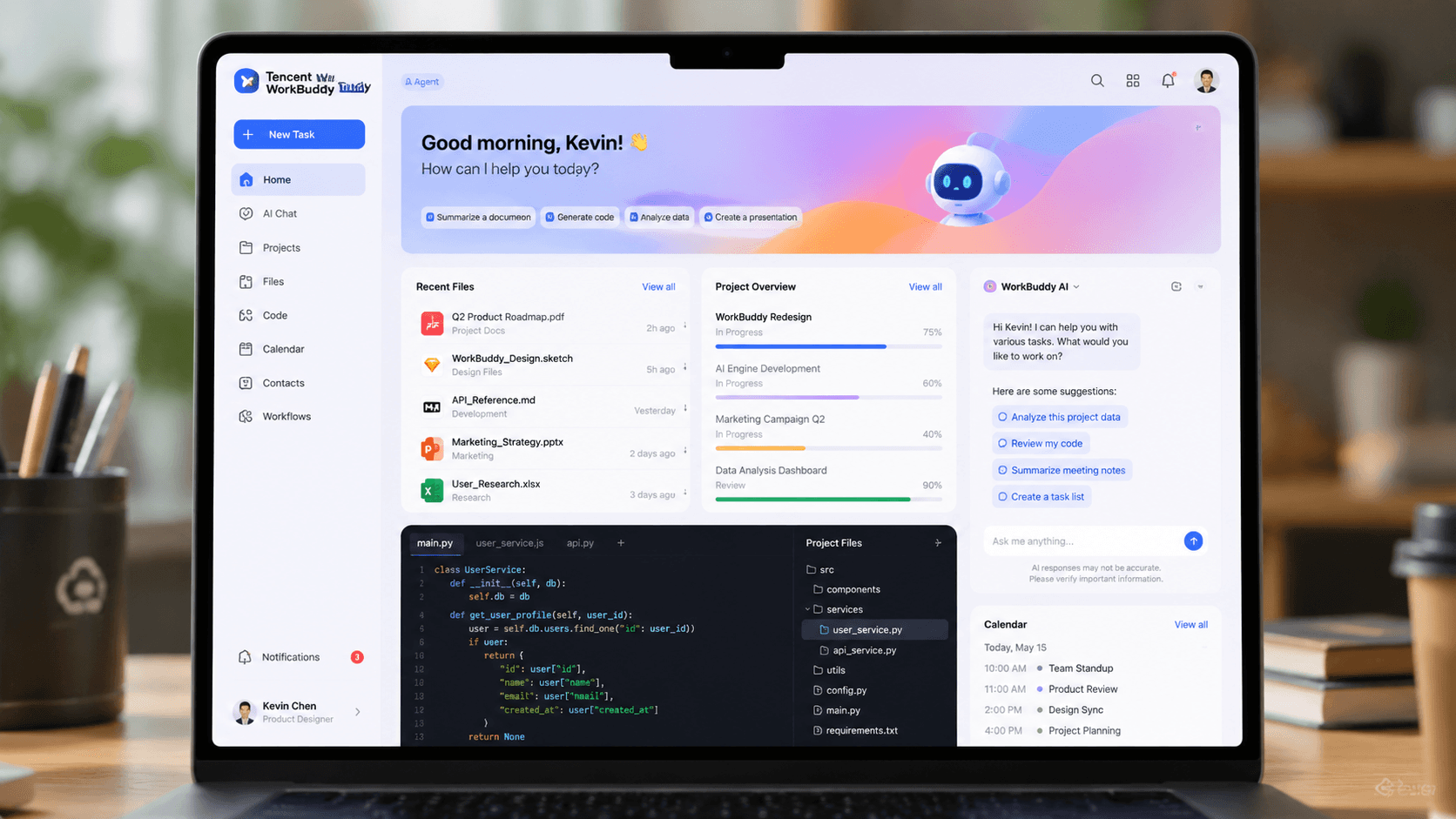 Tencent Launches WorkBuddy AI Agent for WeChat Integration