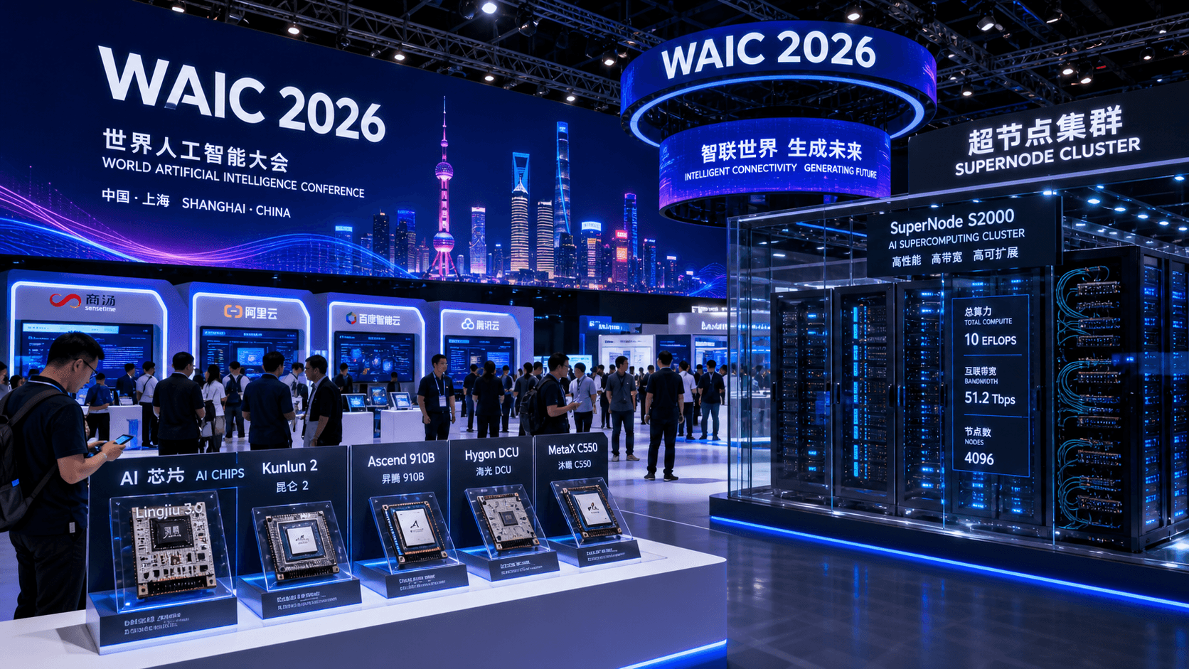 WAIC 2026 展示中國 AI 晶片與工業創新
