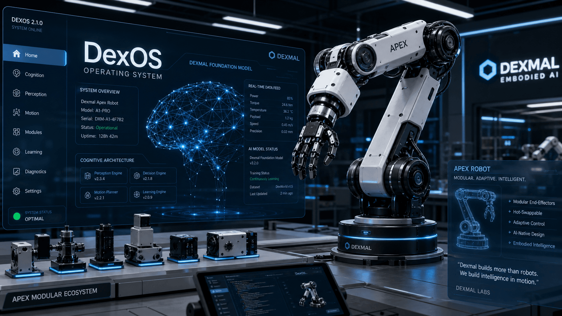 Dexmal Launches DM0.5 Model and Apex Robot for Productivity