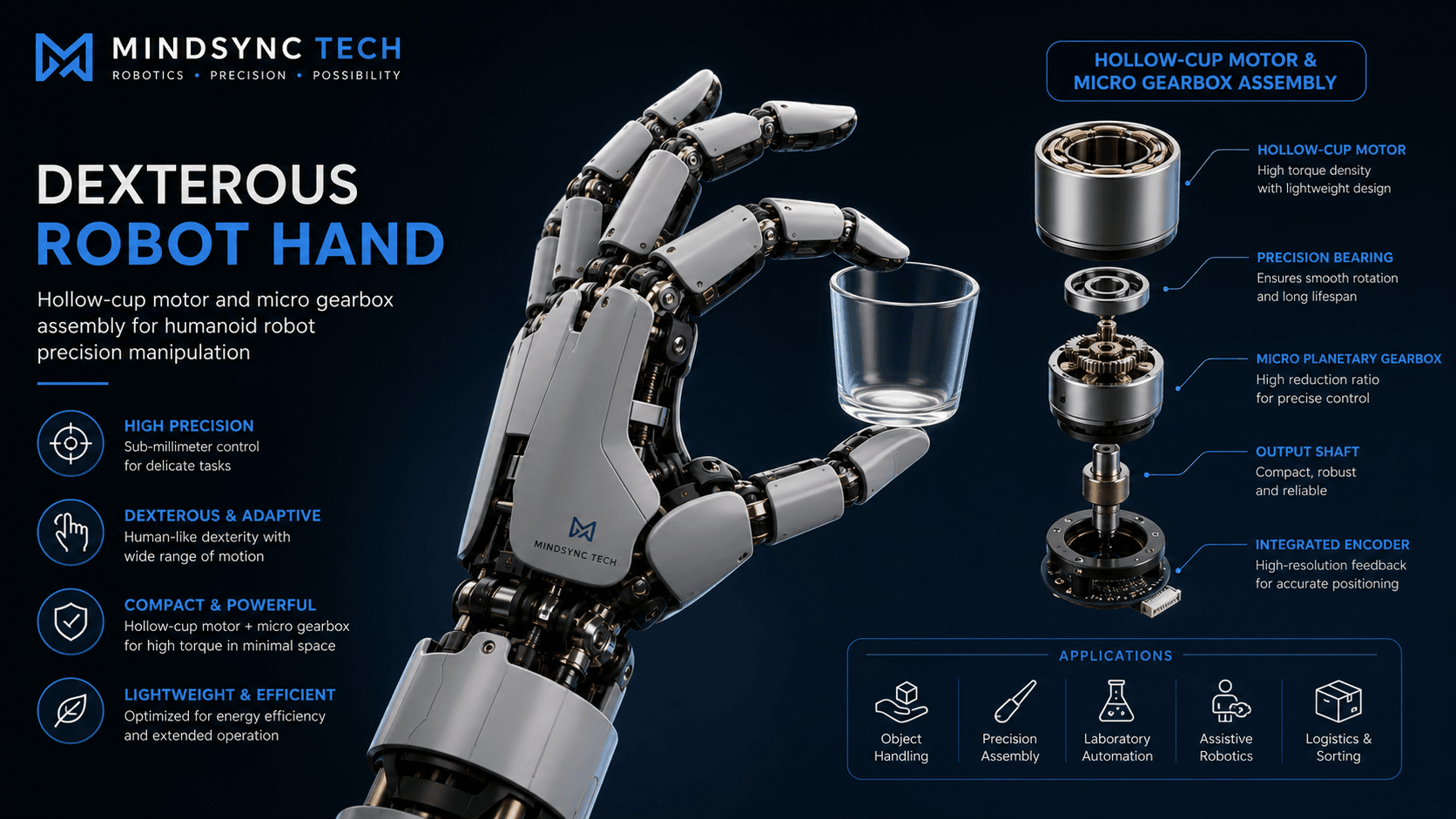 30 Years of Micro Motors to Robot Dexterous Hands: MINDSYNC TECH and Jiangsu Leili Solve the Mechanical Stiffness Problem in Humanoid Gripping