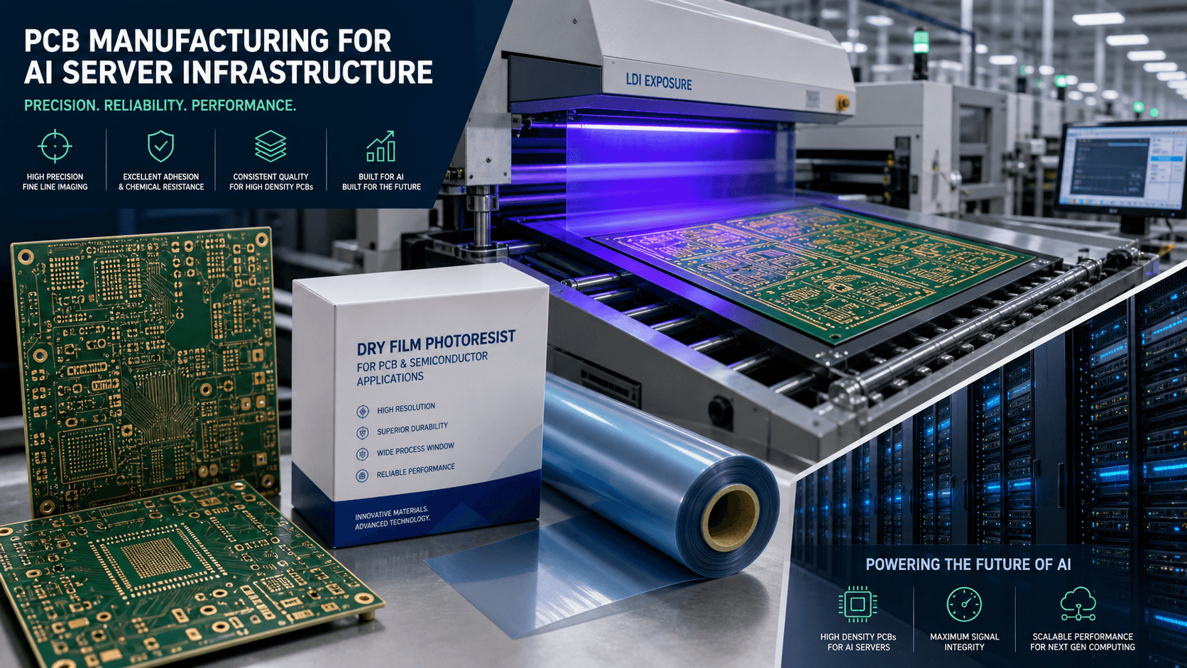 CSC Financial: AI-Driven PCB Demand Upgrade Accelerates High-End Dry Film Photoresist Localization as Market Approaches 13.6B RMB by 2030
