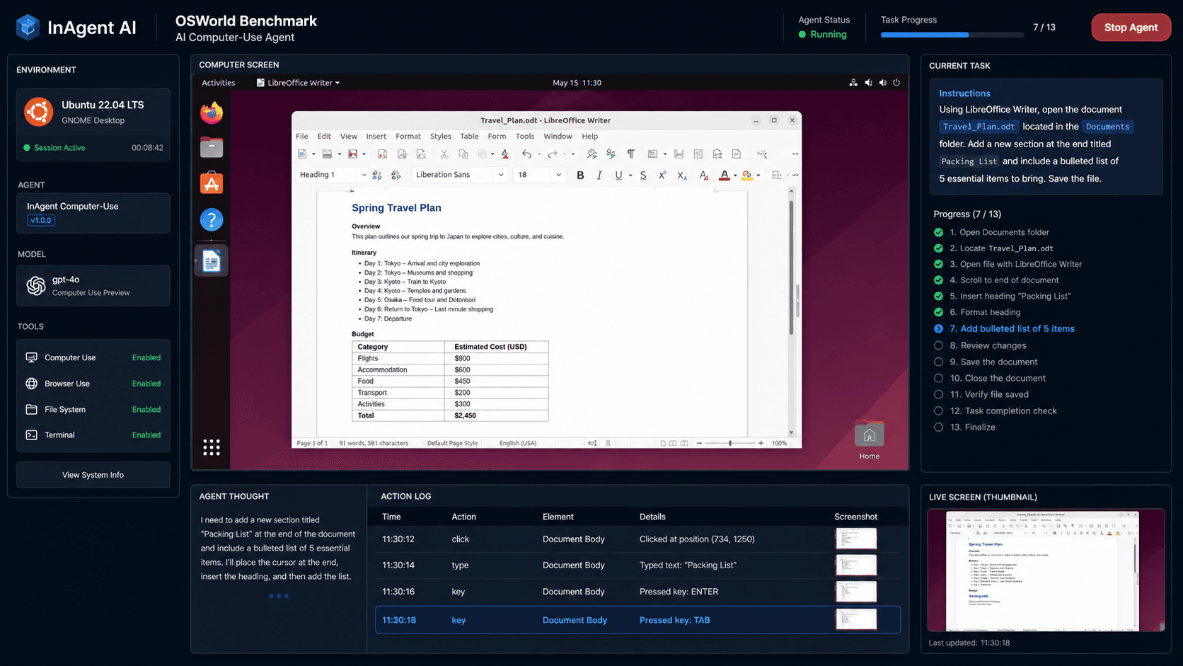 InAgent Hits 90.2% on OSWorld, First Agent Past 90%