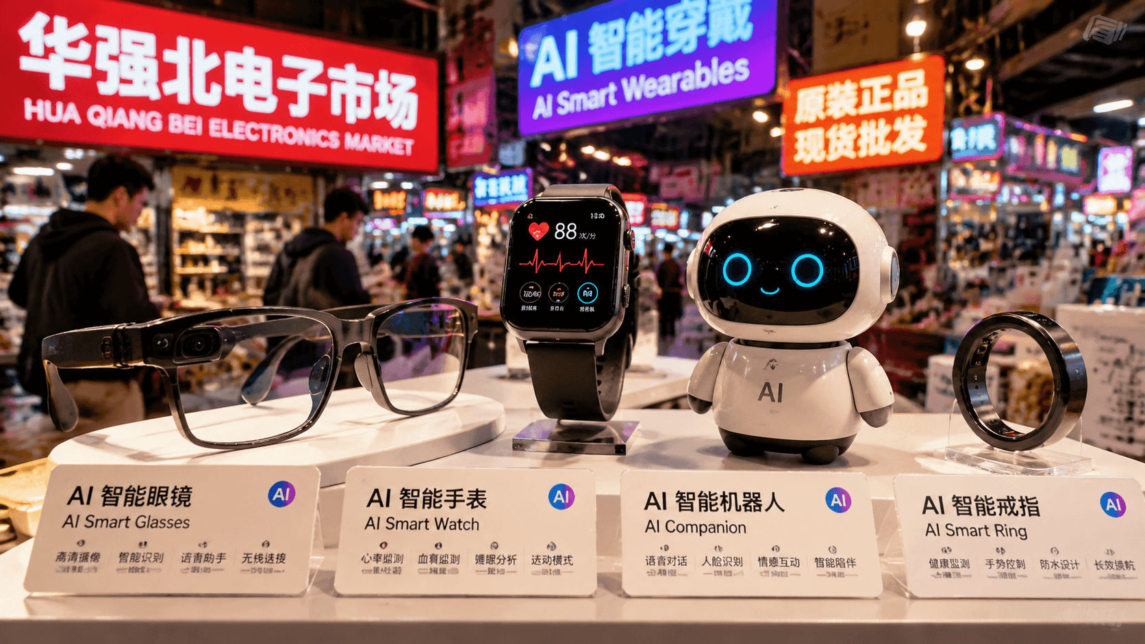Huaqiangbei AI Hardware Boom: Affordable Mass Market Devices