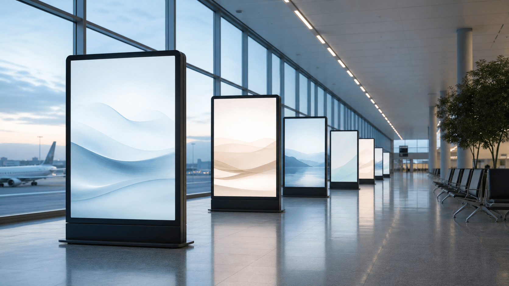 Airport Billboards Expose China’s AI Cloud Battle