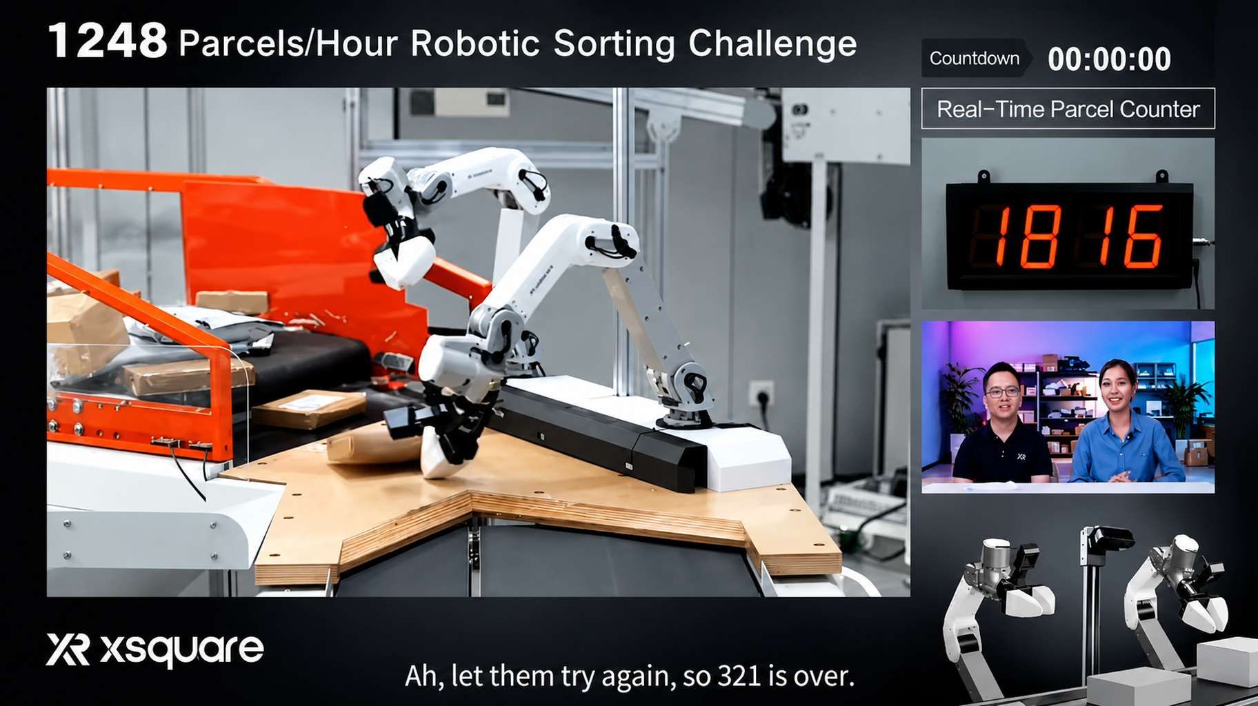 X Square Robot Reports 1,816 Parcels an Hour in Live Test