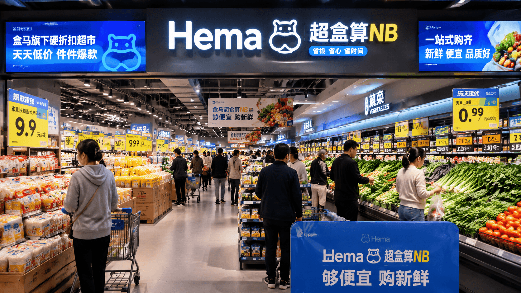 Hema and Meituan Escalate Hard Discount Retail War
