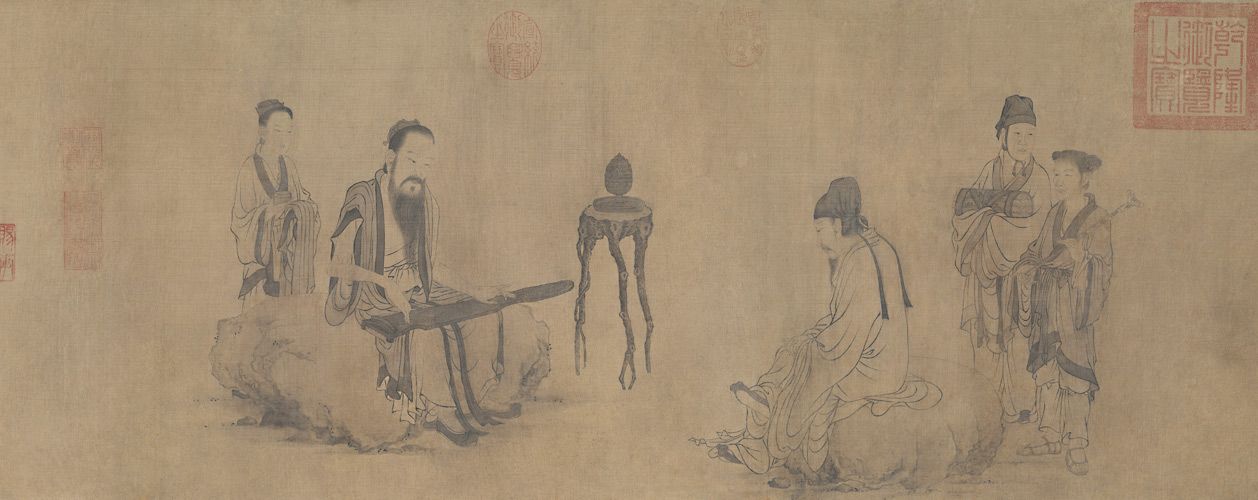 王振朋伯牙鼓琴图卷.jpg