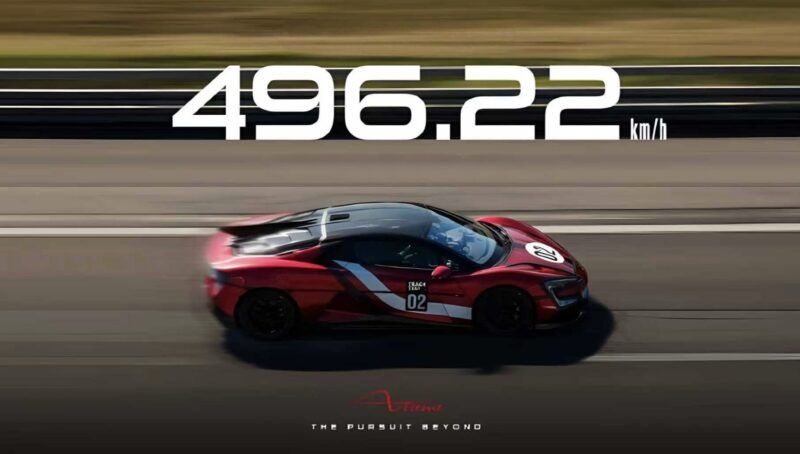 YangWang U9 Xtreme speed hits 496.22 km/h