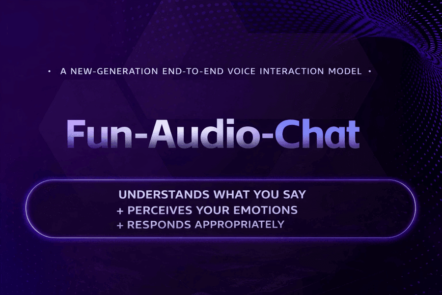 Alibaba Open-Sources Fun-Audio-Chat, a New End-to-End Voice Interaction Model